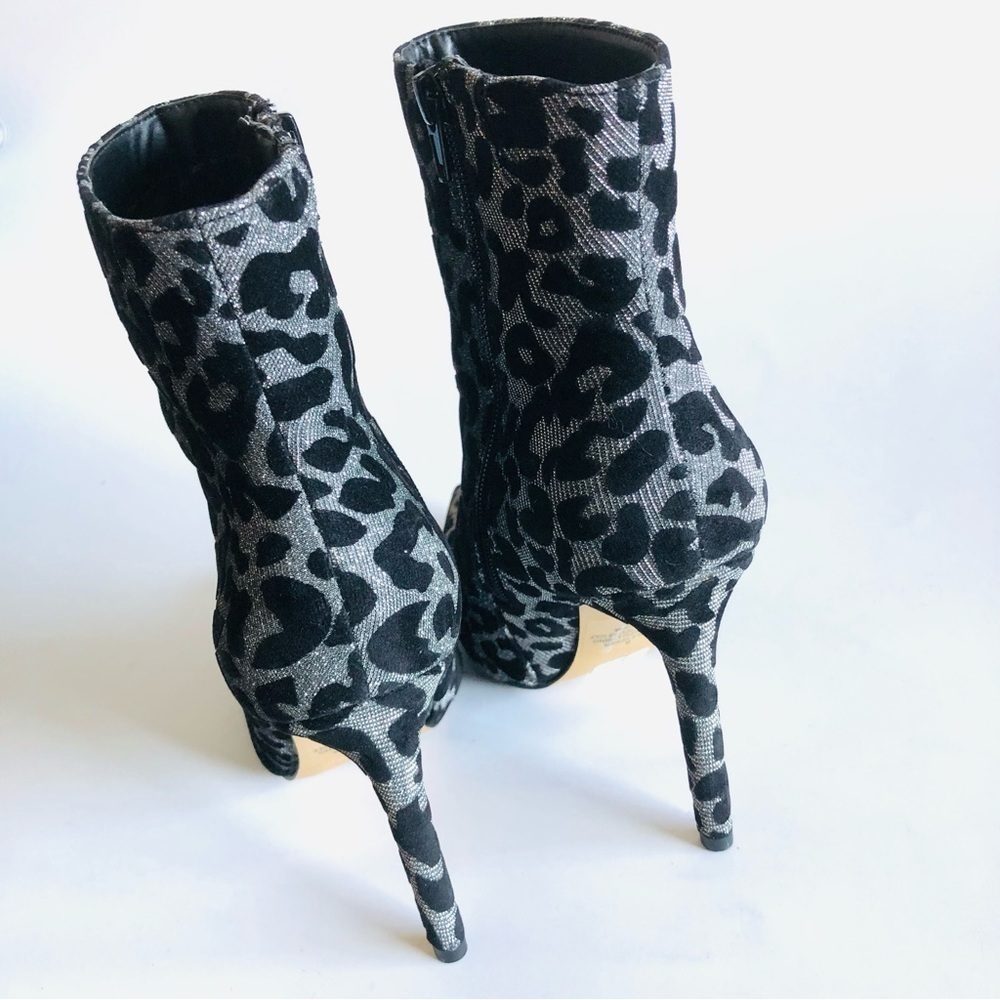 Express Metallic Leopard Booties - Picture 11 of 16